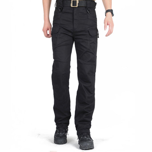 Cotton Multi-pocket Casual Tactical Cargo Pants Men Hard-wearing Shorts