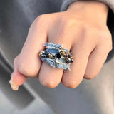 Women's Creative Retro Denim Ring