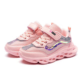 Three-layer mesh girls sneakers