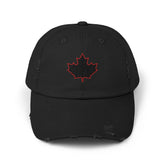 Maple Stick Distressed Hockey Cap – Retro Canadian Style