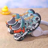 Boys' Breathable Running Non-slip Mesh Sneakers