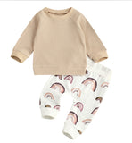 Baby Girls Long-sleeve Suit Two-piece Set