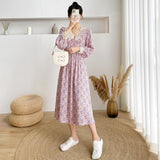 Lace Doll Collar Fairy Midi Dress
