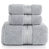 Cotton Towel Set, 1 Bath Towel plus 2 Towels