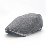 Cotton And Linen Beret Men