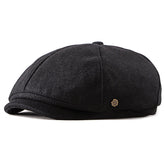 Foreign Trade New Style Men's Painter Hat Korean Fashion Cap British Retro Beret Octagonal Hat Female General