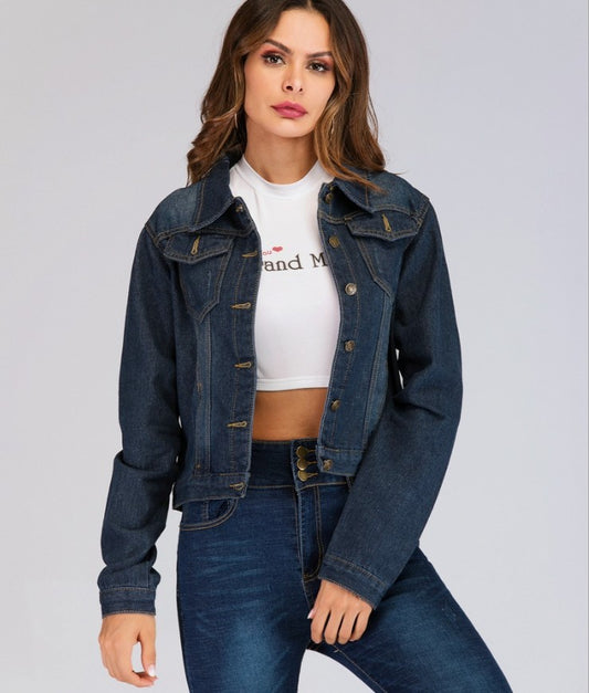 Women's Slim Denim Jacket