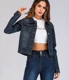 Women's Slim Denim Jacket