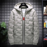 Short Warm Hooded Cotton Jacket Men