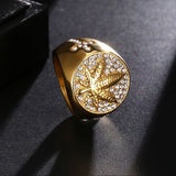 Canada Golden Maple Leaf Hemp Ring