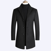 Woolen Coat Men Autumn And Winter Middle-Aged Men