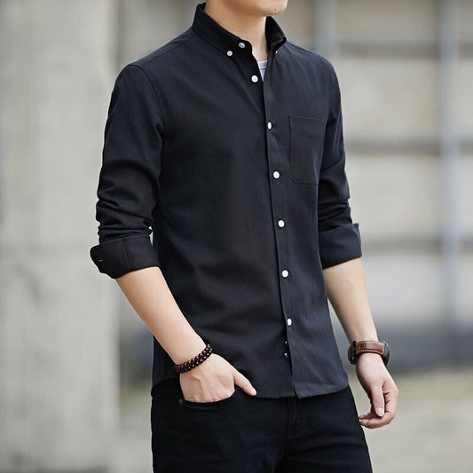 Men'sSlim Fit Casual Long Sleeve Shirts