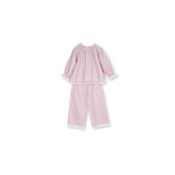 Children's Homewear Girls Lace Pajamas Set