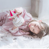 Children's Homewear Girls Lace Pajamas Set