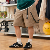 Style Work Shorts With Belt For Men