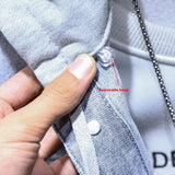 Detachable Hooded Denim Jacket Men