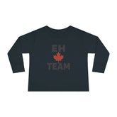 Maple Stick "Eh Team" Toddler Long Sleeve Tee – Maple Leaf Pride