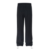 Solid Color Multi-pocket Cargo Pants Men