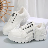 Women Shoes - Thick-soled Round-Toe Casual Women Sneakers
