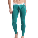 Men's Thin Viscose Soft Fabric Slim-fit Stretch Long Johns