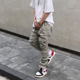Niche High Street Multi Pocket American Cargo Pants For Men