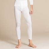 Men's Silk Knitted Warm Trousers Mulberry Silk Comfortable Thin Leggings Compression Pants Slim Fit Long Johns