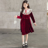 Girls' Dress Velvet Princess
