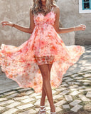 New Suspender Loose Chiffon Dress Women