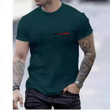 3d Printed Top Slim Fit Men