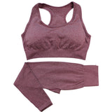 2PCS Seamless Yoga Set Women