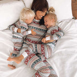 2024 Family Christmas Matching Pajamas Set Xmas Adult Kids Mother And Daughter Father Son Sleepwear Baby Family Look Outfits - MyStylz