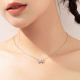 Sterling Silver Dream Girl Bow Necklace