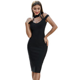 Black bandage dress