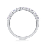 Starry Sky - A Wedding Ring Set With Top-quality Moissanite S925 Silver And Platinum-plated Diamond