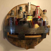 Wooden Whiskey Wine Display Table Storage Table