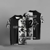 3D Digital Printing Loose Casual Short Sleeve T-shirt Top