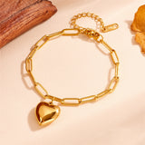 Titanium Steel Heart Love Heart Jewelry