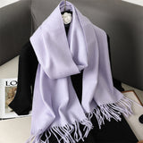 Solid Color Maillard Scarf