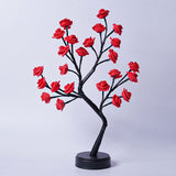 Tree Rose Lamps Fairy Desk Night Lights USB Operated