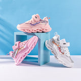Three-layer mesh girls sneakers