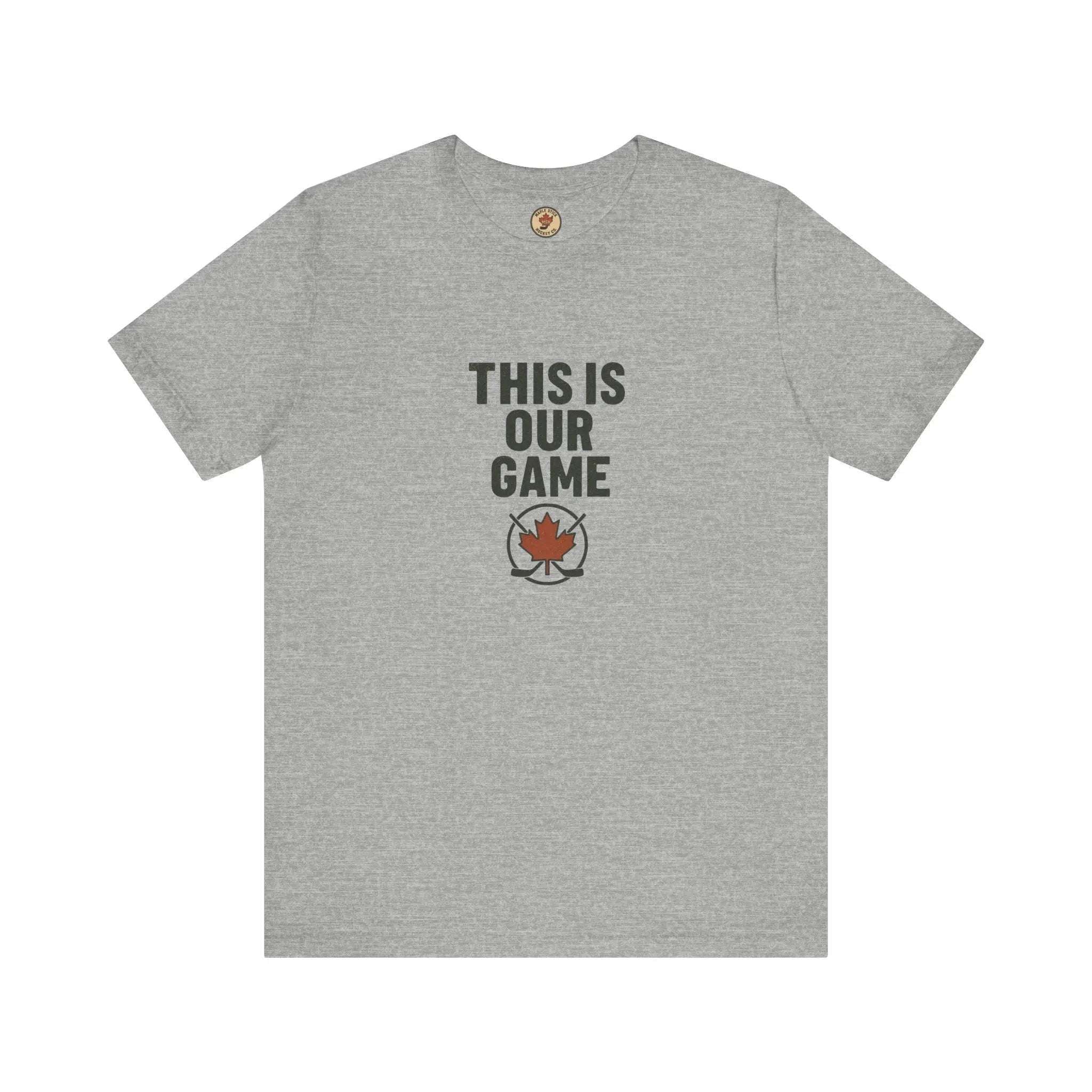 Canada Maple Leaf Hockey T-Shirt – This Is Our Game Tee