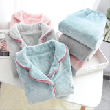 Autumn and Winter Thick Velvet Girl Lovely Home Pajamas