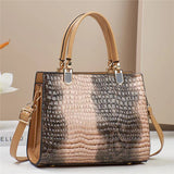 Large Capacity New Hand-carrying Women's Texture One Shoulder Mom Bag