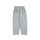 Basic Style Retro Thickened Sweatpants For Men