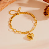 Titanium Steel Heart Love Heart Jewelry