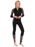 Women's New One-piece Swimsuit Diving Suit Long Sleeve Sun Protection