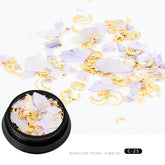 Copper round rivets sequins nail drill ornaments