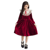 Girls' Dress Velvet Princess