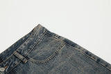 Fashion Personality Worn Jeans Men