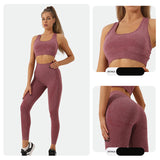 2PCS Seamless Yoga Set Women